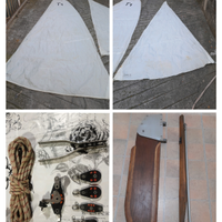 Barca a vela Ricambi Set Vele Bozzelli Timone