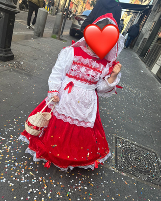 Vestito di carnevale Cappuccetto Rosso