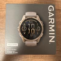 fēnix® 8 - 43 mm, AMOLED - Sapphire, Soft Gold