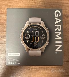 fēnix® 8 - 43 mm, AMOLED - Sapphire, Soft Gold