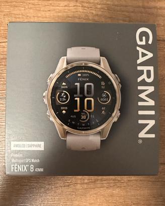 fēnix® 8 - 43 mm, AMOLED - Sapphire, Soft Gold