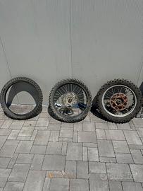 Ruote complete enduro KTM 450