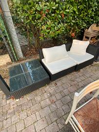 Divano da giardino