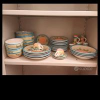 set piatti ceramica artigianali servizio