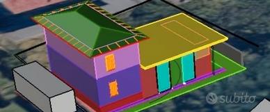 Villa da ristrutturare con progetto