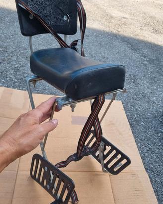 Seggiolino bici posteriore per portapacchi