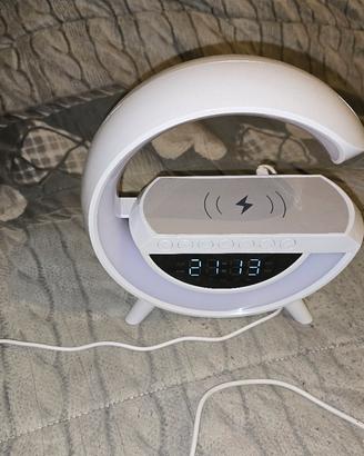 lampada al led con ricarica wireless 