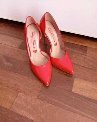 scarpe vernice rossa 