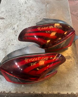 Coppia di stop peugeot 208 anno 2019