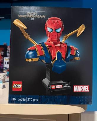 LEGO Marvel 76326 Iron Spider-Man Busto 18+ Collec