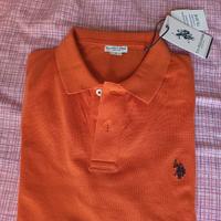 Polo da uomo Polo Assn arancione L NUOVA