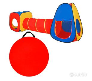 tenda da gioco pop-up 3 in 1 per bambini 