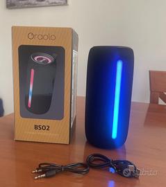 Cassa Bluetooth Oraolo IPX6 (nuova)