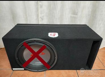 box in legno per subwoofer 