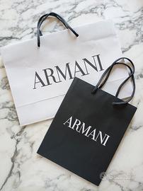 Coppia buste di carta / shopper Armani