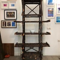 Libreria francese in rami di betulla