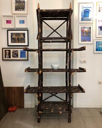 Libreria francese in rami di betulla