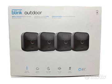 Blink outdoor kit 4 telecamere + Sync module 2