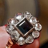 Anello Vintage rose coroné 