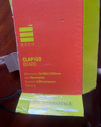 Pavimento spc Deco Clap e battiscopa