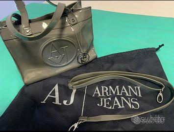 Borsa armani jeans vernice grigia hotsell