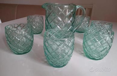 set bicchieri cristallo 