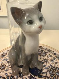Royal Copenhagen gatto in porcellana