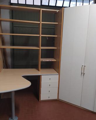 Cabina armadio e libreria