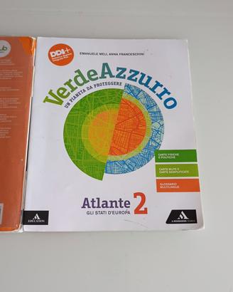 Libro di Geografia "VerdeAzzurro 2" + Atlante 2