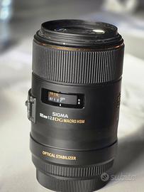  obiettivo sigma 105 mm macro(CANON)