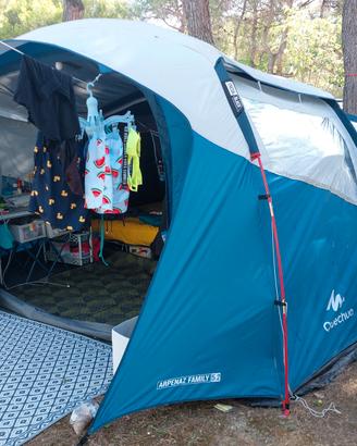 tenda campeggio decathlon arpenaz 5.2  F&B