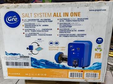 clorinatore salino regolatore di ph GRE 100m3