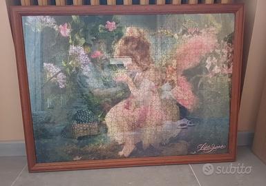 Quadro "Spirito del bosco" - puzzle incorniciato