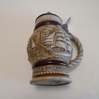 BOCCALE DA BIRRA IN CERAMICA VINTAGE AVON NUMERATO