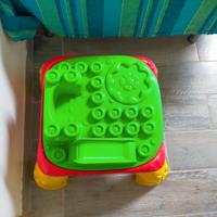 tavolo mattoni gomma costruzioni clementoni