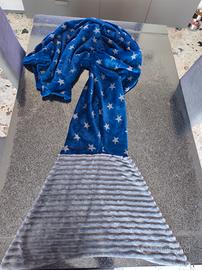 Morbida coperta a forma di coda di sirena