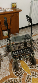 Deambulatore Rolletor pieghevole con seduta