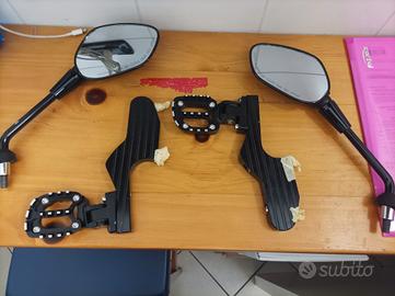 Pedane passeggero e specchi Vespa 300 hpe