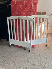 Lettino neonato bianco laccato