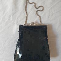 Borsa frou frou mini con paillettes 