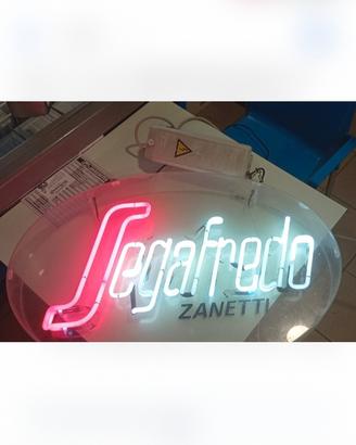 Insegna NEON Originale Segafredo Zanetti  Vintage