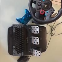 Setup Gaming: G29, Tastiera Mech, G502, Xbox Pad