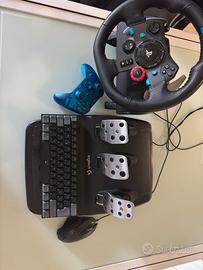 Setup Gaming: G29, Tastiera Mech, G502, Xbox Pad