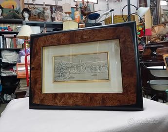 Quadro bassorilievo in argento 
