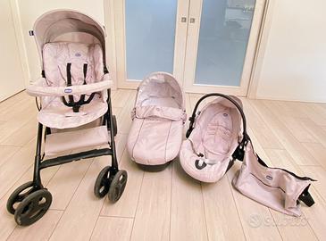 Passeggino Chicco Trio Sprint 3 in 1 + cuscini
