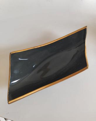 Svuotatasche design nero e oro Cristina Duarte