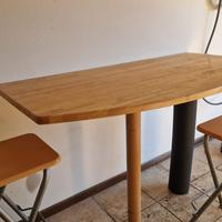 tavolo da cucina a mezza luna