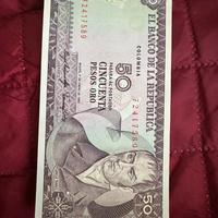 Banconota Colombiana da 50 pesos