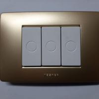 Master Mix  placca 3 posti oro karat