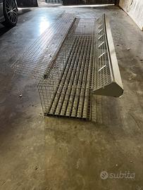 Nº 2 GABBIE PER CONIGLI 8 POSTI